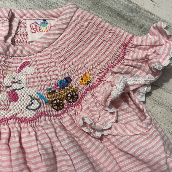 Easter Smocked Ballon Size 2T - Picture 5 of 8
